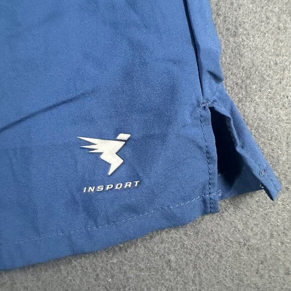 Insport Athletic Shorts Mens XXL Light Blue Longrun Short Pull On Drawstring NWT - Picture 2 of 9